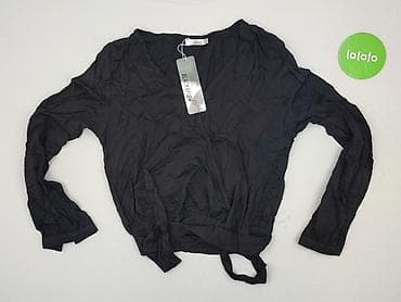 basic bluzki damskie: Black, Bluzka damska, rozmiar S — 3