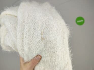 sweter piórkowy na drutach: Tunika damska, rozmiar S — 4