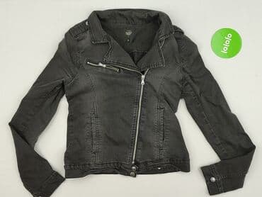 marynarka z kapturem damska: Kurtka jeansowa damska, M — 2