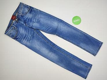 patchworkowe jeansy: Jeansy dla mężczyzn, rozmiar M — 2