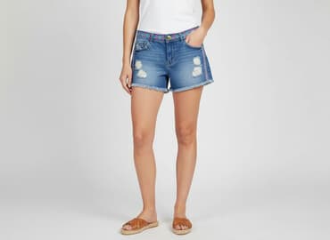 new yorker krótkie spodenki jeans: Terranova, Szorty damskie, rozmiar M — 6