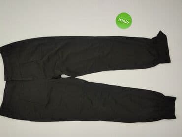 spodnie woskowane brązowe reserved: Material trousers for women, size M (EU 38) — 2