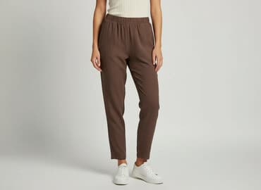 spodnie szerokie cropp: Cropp, Spodnie materiałowe damskie, rozmiar 2XS — 6