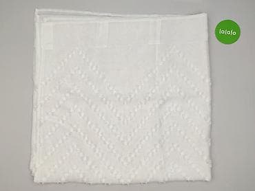 pluszak doey: Biała zasłona z lekkiej, półprzezroczystej tkaniny z ozdobnym — 2