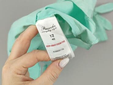 koszulka w paski damska: Peacocks, Bluzka damska, M — 8