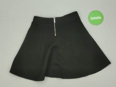 spódniczka rozkloszowane czarne: H&M Divided, Spódnica damska, XS — 4