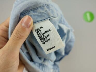 koszula damska z kokardą: H&M, Сорочка жіноча, розмір S — 5