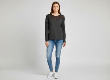 bluzki z siateczka czarne: Bluzka damska, rozmiar M — 1