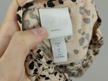 t shirty z nadrukiem hm: H&M Basic, T-shirt damski, rozmiar S — 4