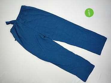 pull on trousers h: Spodnie damskie, rozmiar M, kolor morski/niebieski. - Krój: proste — 3