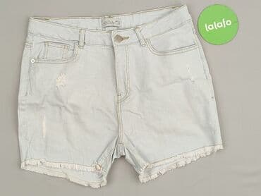 jeansy plus size wysoki stan: Janina, Szorty damskie, rozmiar 2XL — 2