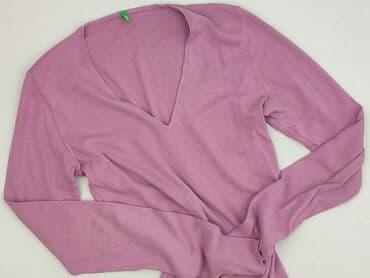 różowy sweter z gruszką: United Colors of Benetton, Sweter damski, rozmiar S — 1