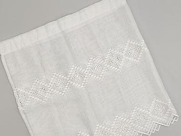 Дім і сад: Biała firanka z haftem - Delikatna, półprzezroczysta tkanina w — 1