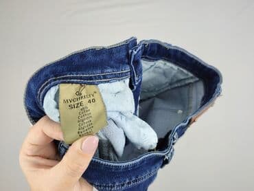 jeansy z krzyżami: Jeansy damskie, rozmiar L — 5