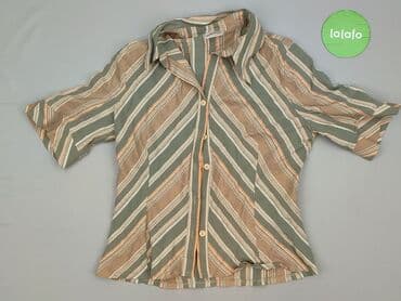 koszulka z długim rękawem w paski: Bluzka damska, rozmiar XL — 2