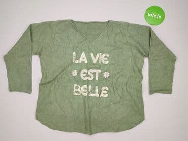 basic t shirty oversized: Women's blouse, size 2XL (EU 44) — 2