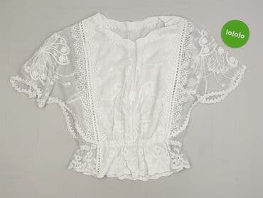 białe bluzki boho: Bluzka damska, rozmiar L — 2