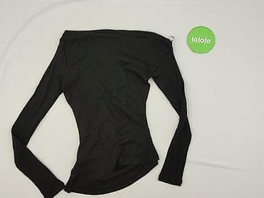 czarne bluzki plus size: PULL&BEAR, Bluzka damska, rozmiar S — 3