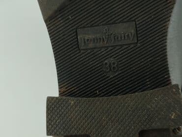 czarne sandały na obcasie allegro: Botki damskie, 38 — 5