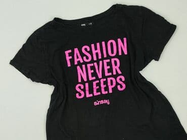 koszulki z smiesznym napisem: Sinsay, T-shirt damski, rozmiar S — 1