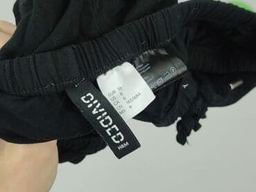 hm krótkie spodenki czarne: H&M Divided, Szorty damskie, rozmiar S — 5