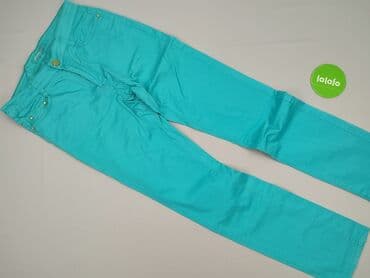 Women: Material trousers for women, size L (EU 40) — 2