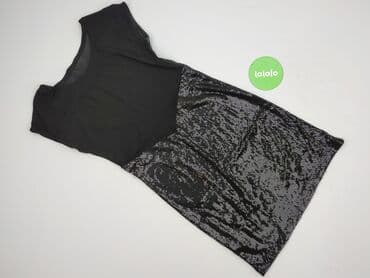 bluzki cekinowe czarne: Sukienka damska, rozmiar XS — 3