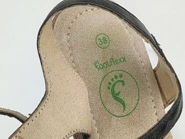 sandały koturna ccc: Sandały damskie, 38 — 5