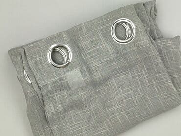 Zasłona na przelotkach – szara, melanżowa - Typ: zasłona gotowa do