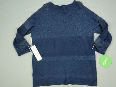 sweter z tiulowymi rękawami: Les étoiles claires Paris, Tunika damska, rozmiar L — 3