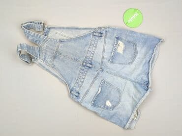 ogrodniczki jeansowe damskie krótkie: Denim Co, Ogrodniczki damskie, rozmiar S — 3