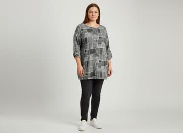 sinsay tunika damska: SZACHOWNICA, Tunika damska, rozmiar XL — 1