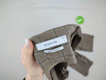 Kobiety: Reserved, Spodnie materiałowe damskie, L — 4