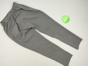 spodnie w paski pull and bear: PULL&BEAR, Material trousers for women, size L — 4