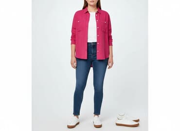 koszula satynowa rozowa: Koszula damska, rozmiar 2XL — 6