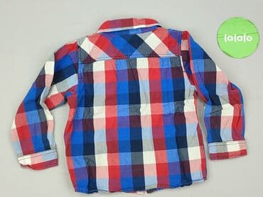 koszulka z traktorem dla chłopca: Shirt 2-3 years, condition - Very good, pattern - Cell, color - Blue — 3