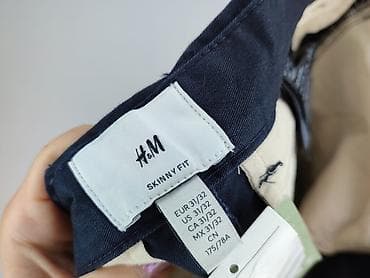 t: H&M, Chinosy dla mężczyzn, rozmiar L — 4