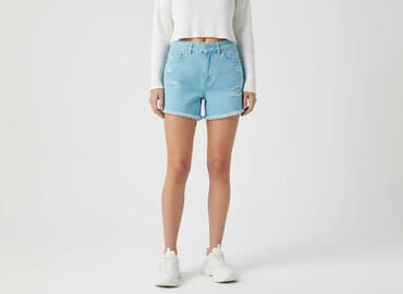 szorty poszarpane damskie: FB Sister, Szorty damskie, rozmiar XS — 6