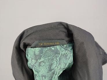 re.draft jackets: Męska kurtka pilotka/bomber w kolorze grafitowym z zieloną, pikowaną — 4