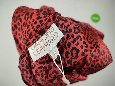 jeansy panterka: Dancing Leopard, Sukienka damska, rozmiar XL — 4