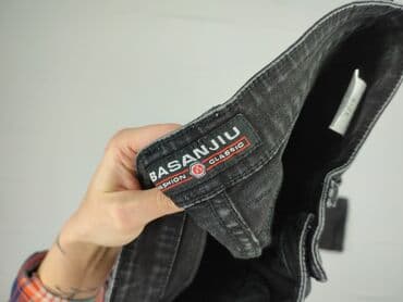 czarne szerokie jeansy: Jeansy damskie — 4