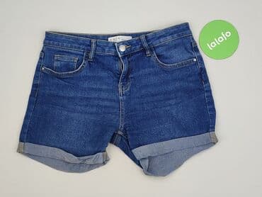 patchworkowe jeansy: Denim Co, Shorts for women, M — 2