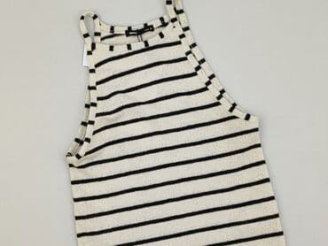 srebrny top h m: Sinsay, Top damski, rozmiar S — 1