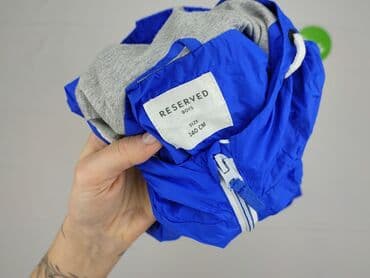 koszule z logo: Kurtka przeciwdeszczowa, Reserved, 10 lat, 134-140 cm, stan - Bardzo dobry — 4