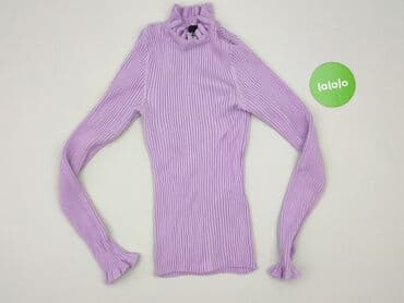 sweter z dodatkiem moheru: Pieces, Golf damski, M — 2