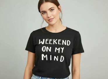 wekend offender t shirty: Sinsay, T-shirt damski, rozmiar S — 1