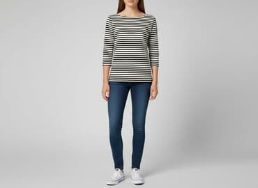 marynarka damska w paski: Bluzka damska, rozmiar M — 6