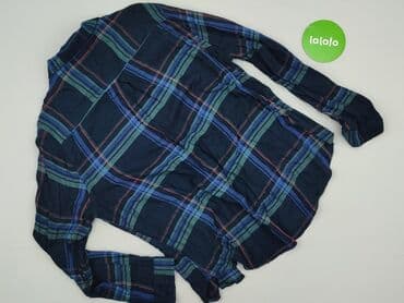 koszula w bialo niebieska krate damska: Women`s shirt, size 2XL — 4