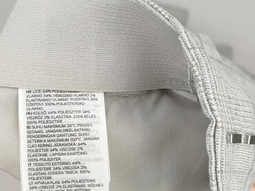 spodnie czerwone w kratę h m: H&M, Material trousers for women, size XS — 6