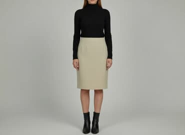 spódnica z eko skóry reserved: Spódnica damska, rozmiar L — 8